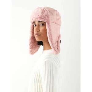 NEW UNREAL FUR women's amelia hat in metallic pink